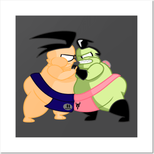 Sumo Dib and Zim Posters and Art